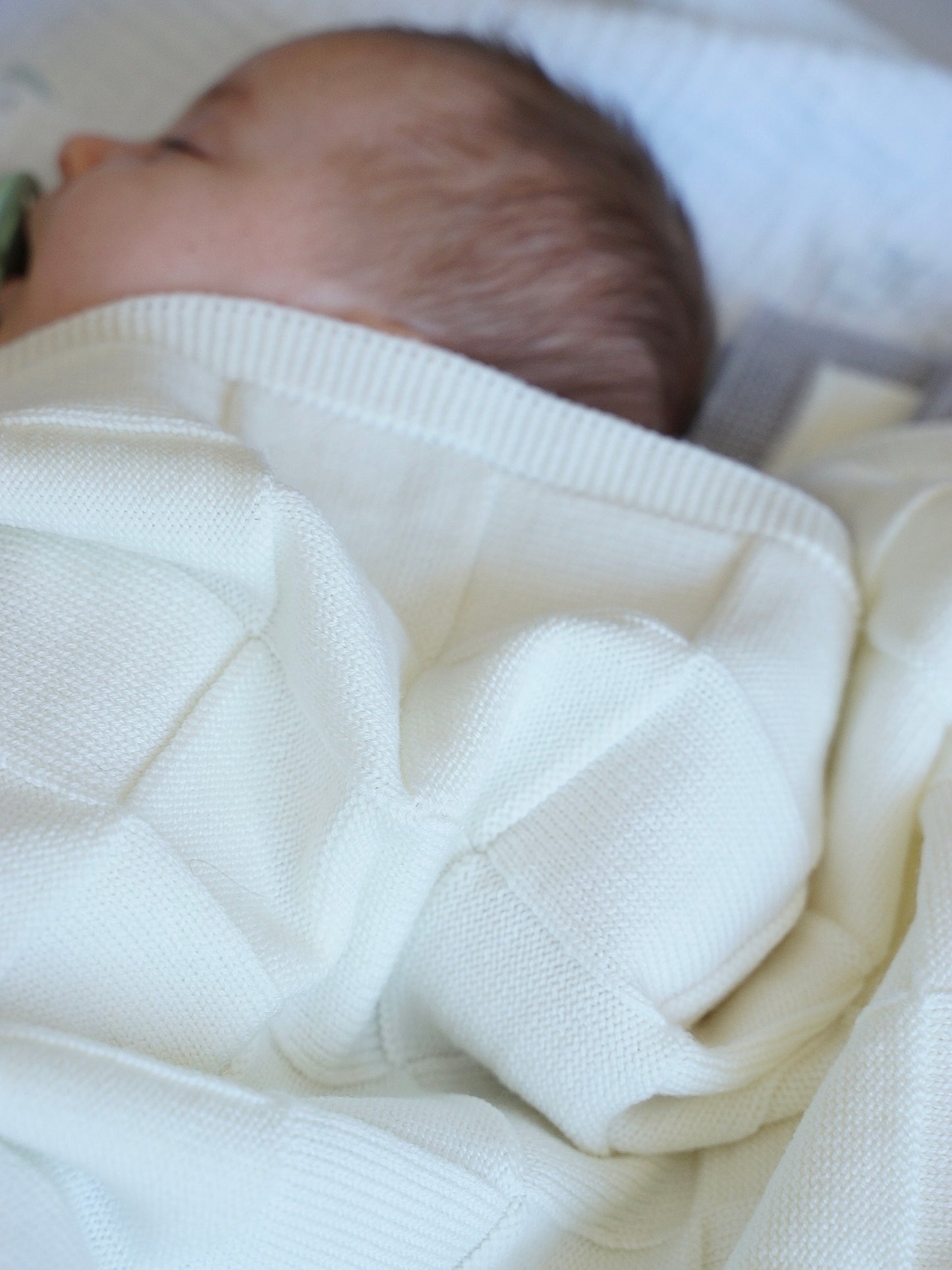 Schachbrettmuster Babydecke